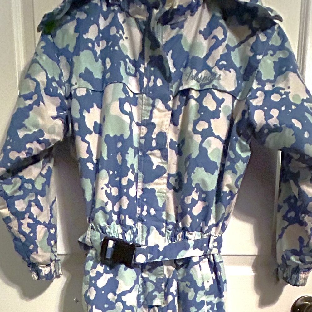 Trespass Kids Trooper Ski Snow Suit (Blue/White) - Size 9/10